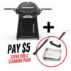 Weber Family Q+ Premium 3200N+ - Charcoal Grey Natural Gas