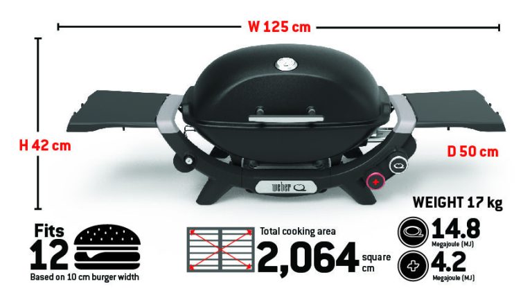 Weber Q+ Premium (2800N+) - Flame Red LPG