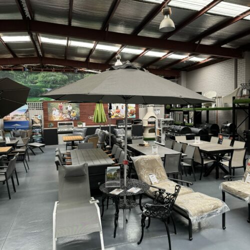Instant Shade Umbrella's - Monterey 2.7m Octagonal - Smoked Tweed - Floor Stock