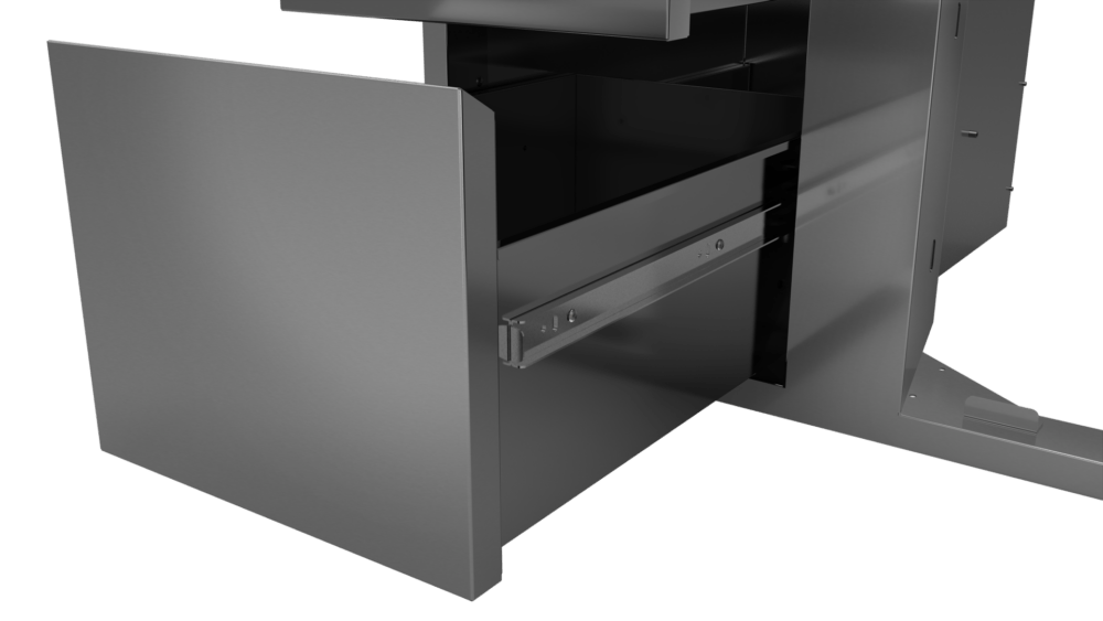 BeefEater SS Cupboard Door with 2 Drawers - Image 5