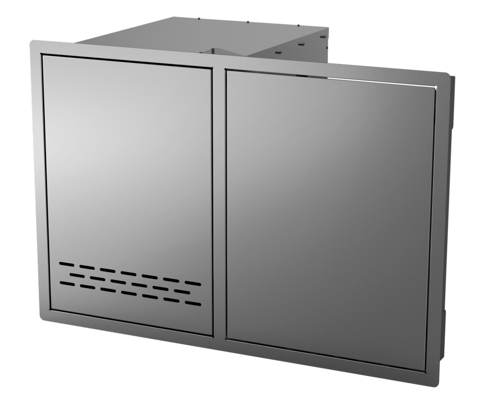 BeefEater SS Single Cupboard Door & Gas Tank Drawer