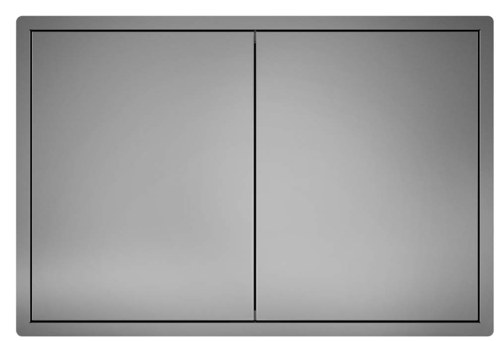 BeefEater SS Double Cupboard Door
