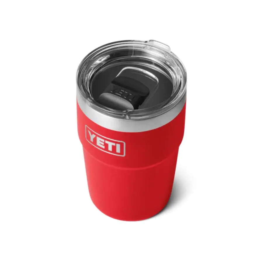 Yeti Rambler 16oz Stackable Cup - Rescue Red - Image 3