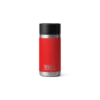 Yeti Rambler 12oz Bottle with Hot Shot Cap - Rescue Red