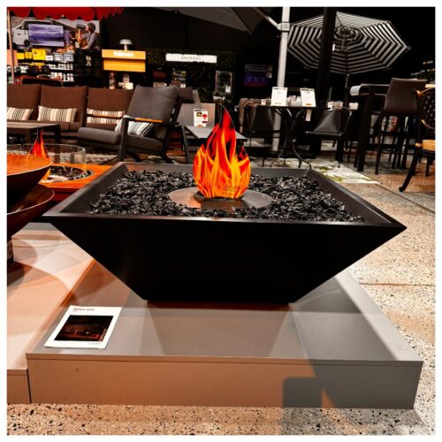 EcoSmart Nova 850 Graphite with AB8 Black Burner - Floor Stock