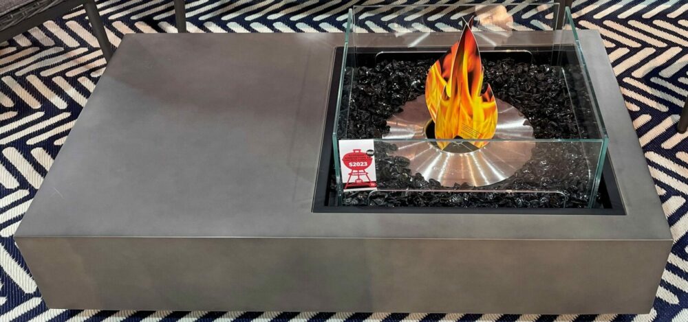 EcoSmart Fire - Manhattan 50 Fire Pit Table Natural Finish - Floor Stock South Morang