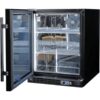 Schmick - SK86L-B-HD - Black Heated Glass Door Bar Fridge - Left Hinged - Image 2