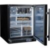 Schmick - SK86R-B-HD - Black Heated Glass Door Bar Fridge - Right Hinged - Image 2
