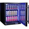 Schmick - SK86R-B-HD - Black Heated Glass Door Bar Fridge - Right Hinged - Image 3