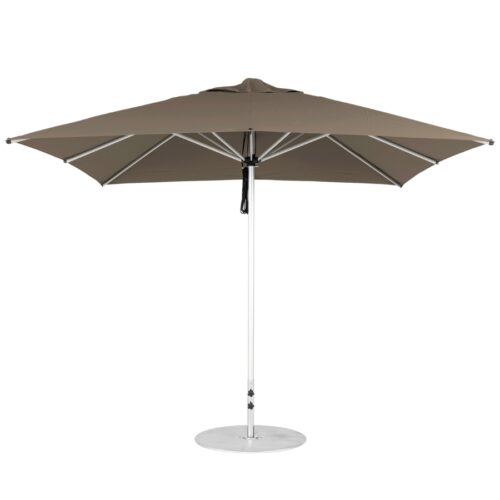 Instant Shade Umbrella Monaco - 3m Square - Acrylic + Free Cover - Slate