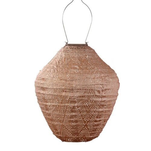 Lumiz Outdoor Solar Lantern Jar 30cm - Pink