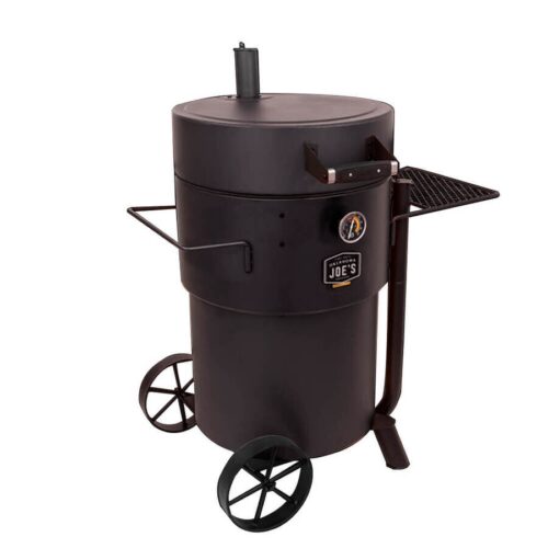 Oklahoma Joes Bronco Pro Drum Smoker XL- Black