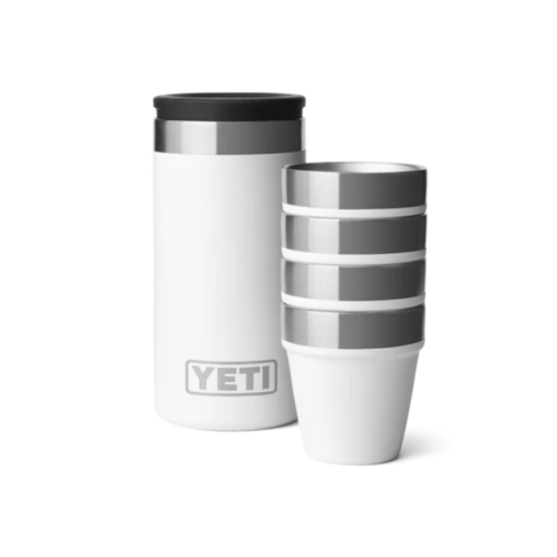 Yeti Shot Glasses & Case - White