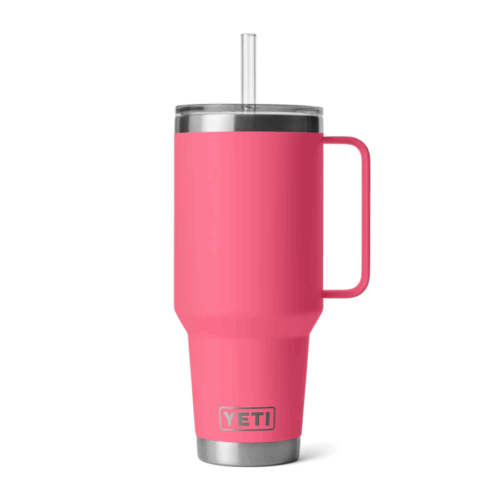 Yeti Rambler 42oz Straw Mug - Tropical Pink