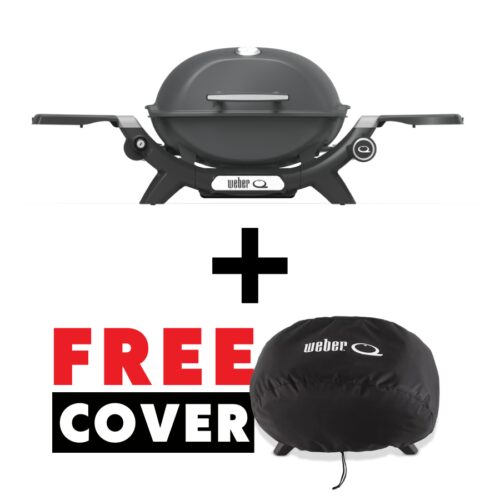 Weber Baby Q 1200n - Charcoal with Free Cover