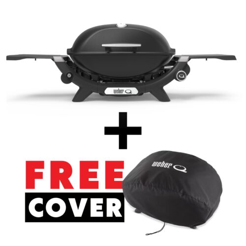 Weber Q 2200n - Black with Free Cover