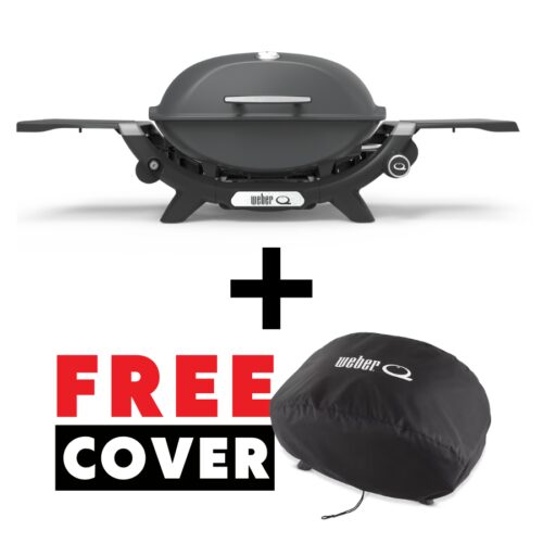 Weber Q 2200n - Red with Free Cover