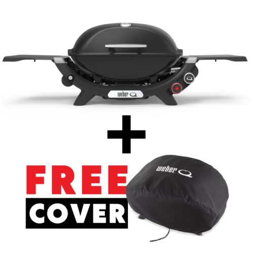 Weber Q 2200n - Red with Free Cover