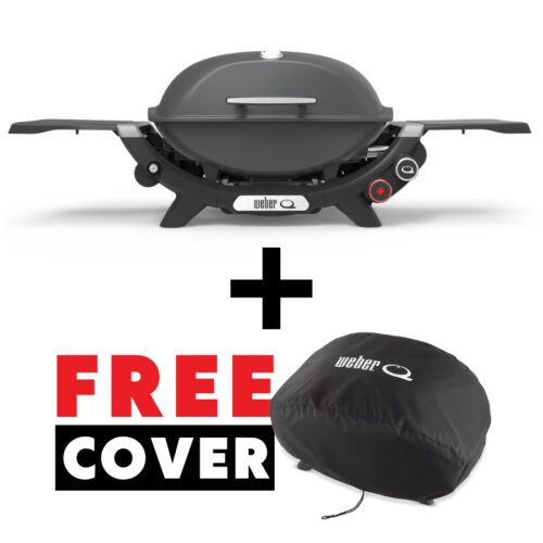 Weber Q 2200n - Red with Free Cover