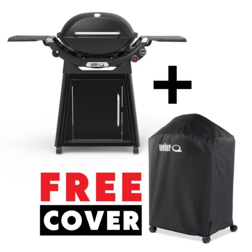 Weber Family Q 3200n+ - Black with Free Cover