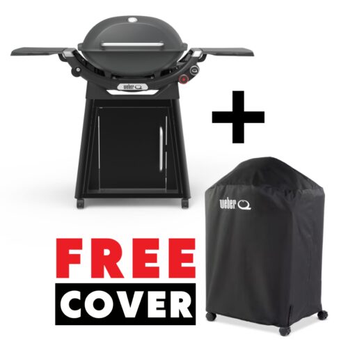 Weber Q 2200n - Red with Free Cover