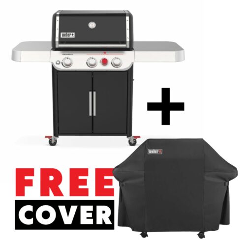 Weber Genesis E-325s LPG Black - with Free Cover