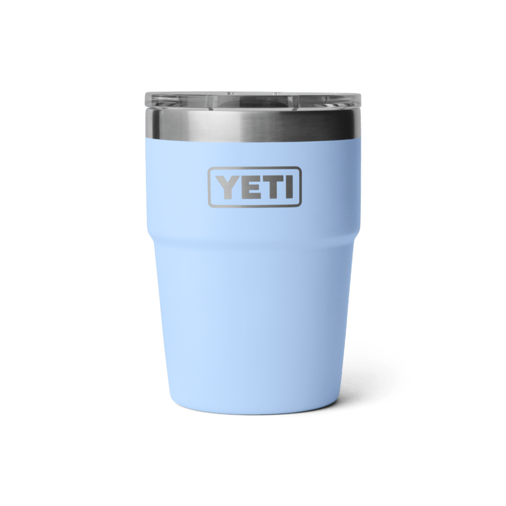 Yeti Rambler 16oz Stackable Cup - Big Sky Blue