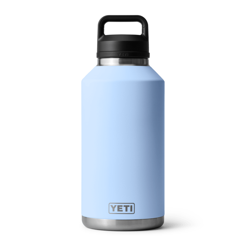 Yeti Rambler 64oz Bottle Chug - Big Sky Blue