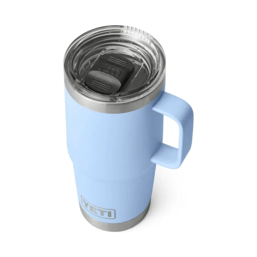 Yeti Rambler 20oz Travel Mug - Big Sky Blue - Image 2