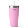 Yeti 26oz straw cup - power pink