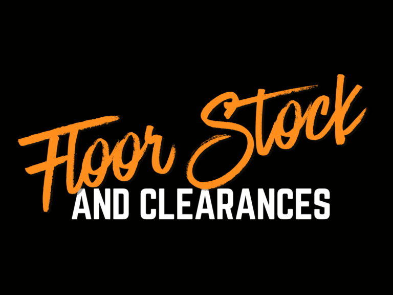 Floor Stock Sale