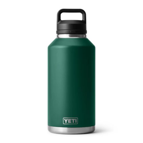 Yeti Rambler 64oz Bottle Chug - Black Forest Green